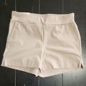 Rachel Zoe Women's High Waist Beige Shorts